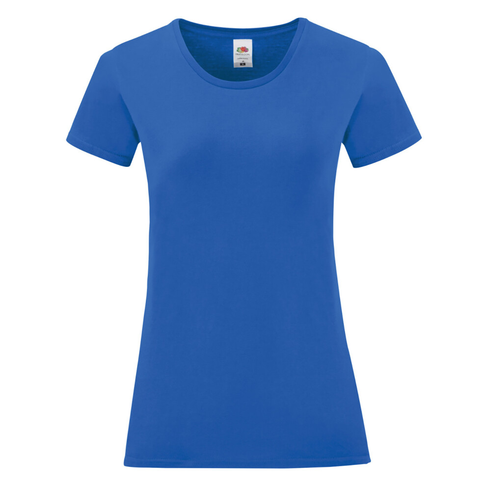 Fruit Of The Loom (M, Royal ) Womens/Ladies Iconic T-Shirt Blue