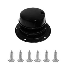 RV Plumbing Vent Cap RV Roof Vent Cap RV Roof Sewer Vent Cover for 1 to 2 3/8 Inch Pipe HJ403 Black