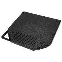 Empty Take Reels Storage Box Full Protection Open Reel Recording Tape Box Case Portable for 10 Inch Sound Tapes Black