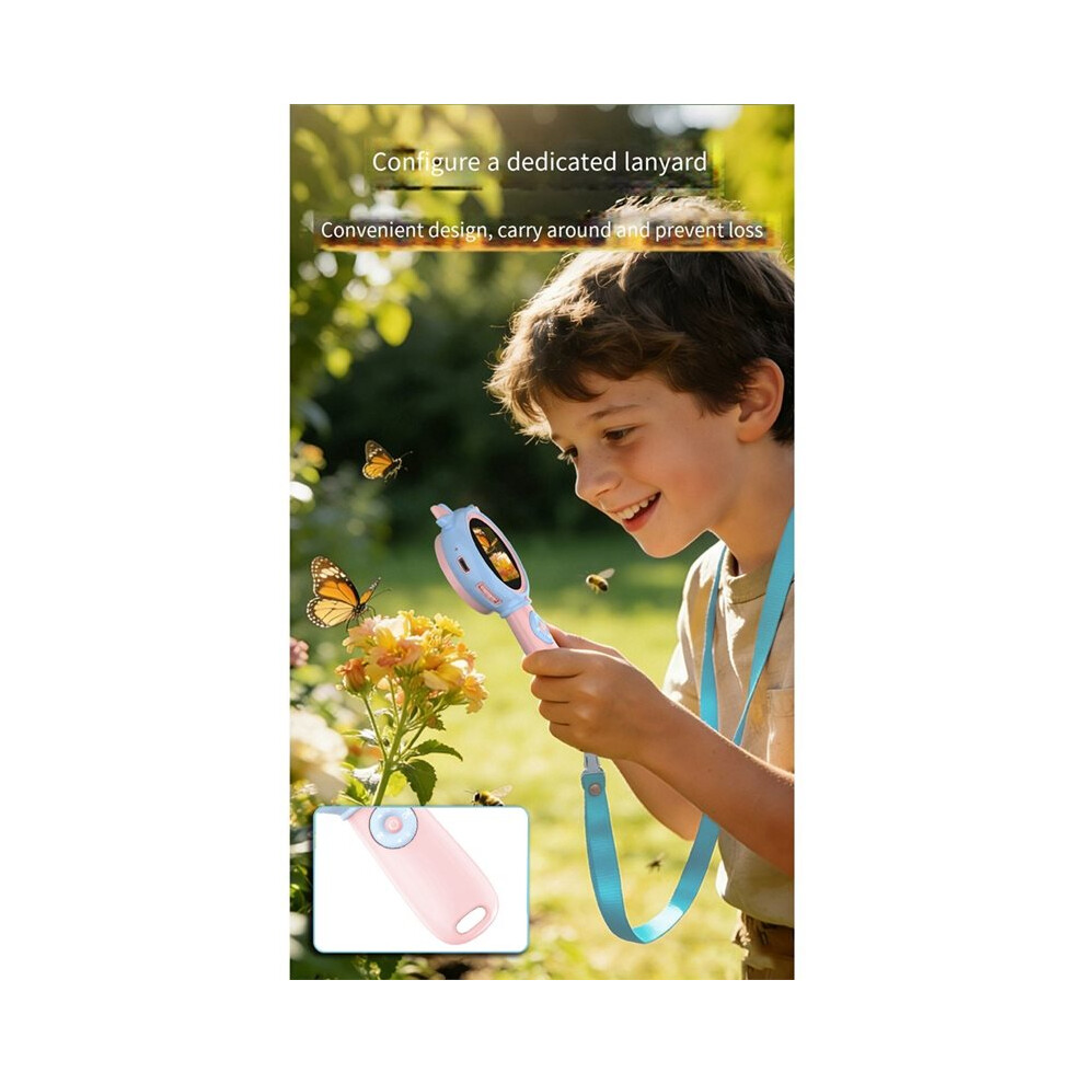 Woled Microscope Kids Optical Microscope with Photo and Video Function 1000X Microscopic ...