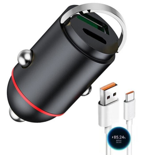 Φορτιστής Αυτοκινήτου 100W με θύρες USB C και USB, Γρήγορη Φόρτιση, Πολλαπλή Προστασ