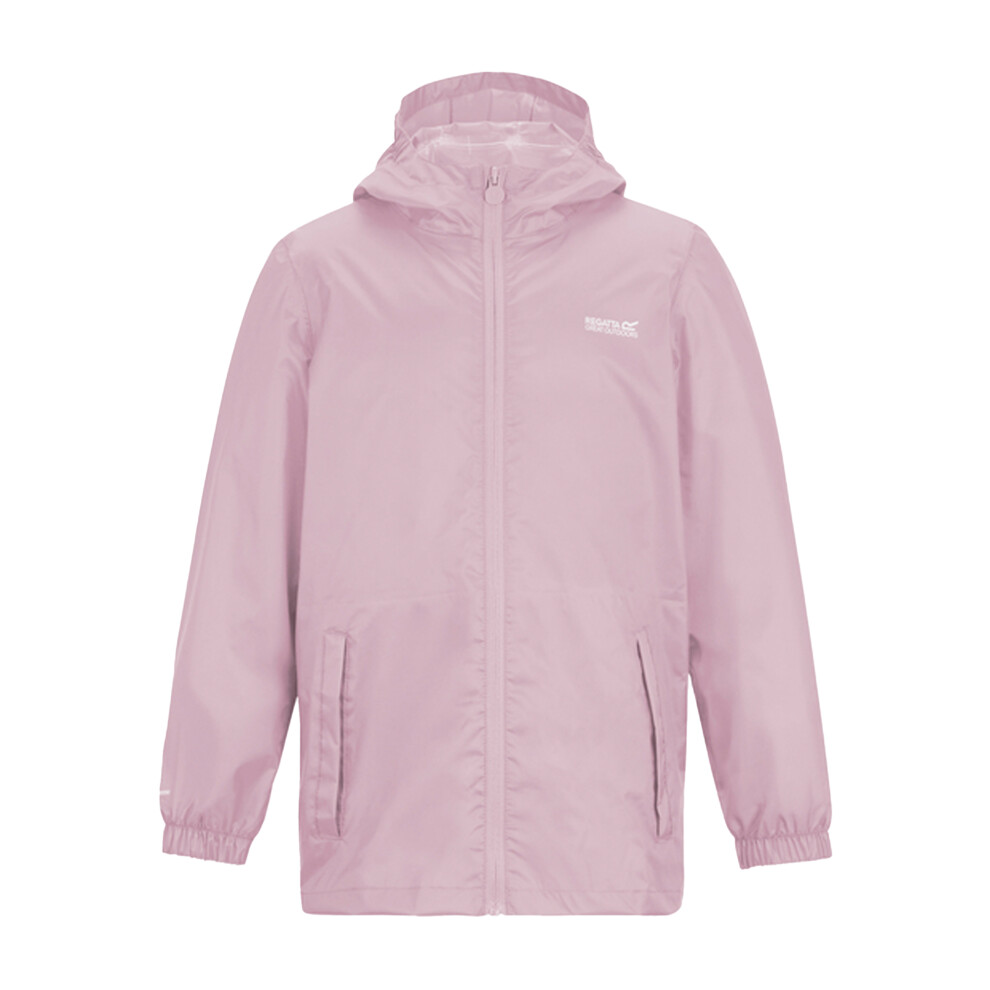 Regatta (13 Years, Powder Lilac) Great Outdoors Childrens/Kids Pack It Jacket Iii Waterproof Packaway Black Black,Multicoloured