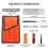 13Pcs Professional Chainsaw Chain Sharpening Kit Tool Hardwood Handle Round/Flat File Guide Bar File Sharpener 4