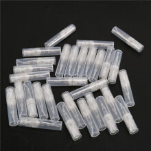 300Pcs Clear 2Ml Atomizer Plastic Bottle Spray Disposable Perfume Empty Sample Bottle for Travel Party