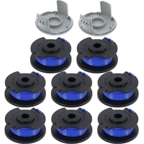 10 Replacement Spools for 18V 24V 40V Cordless String Trimmers, Automatic Feed, Durable Nylon Line