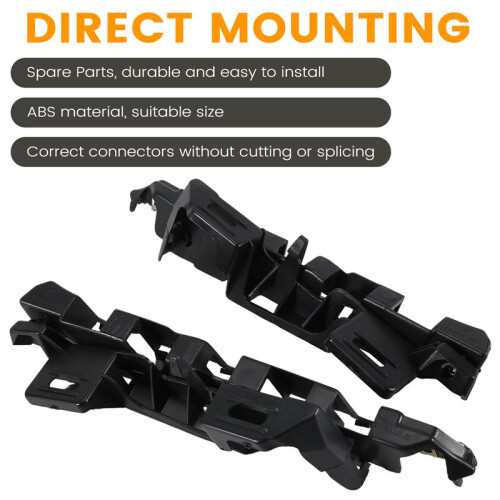 2Pcs Front Bumper Left Right Side Spacer Bracket Mount Support Holder for  C4 2005-2010 1