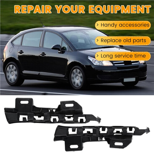 2Pcs Front Bumper Left Right Side Spacer Bracket Mount Support Holder for  C4 2005-2010 2