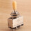 Solid Knob Shaft Box Style for  Sg 3 Way Pickup Selector Toggle , beige Tip 4