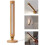 LED Wall Light, 360 Degree Rotating, USB Rechargeable, Solid Wood, Dimmable, Modern Decorative Lamp 1