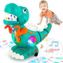 Dinosauro musicale per bambini dai 12 ai 24 mesi, giocattolo interattivo educativo.