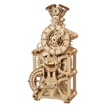 Kit di montaggio in legno per orologio con motore, 265 pezzi, kit meccanico unisex per adulti e ragazzi