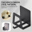 10 Pack Pot Lid Holders with Hook, Pot and Pan Hangers for Kitchen Inside Cabinet Wall Mount Rack , Space-Saving Design 2