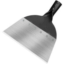 Pala multifunzione in acciaio per la pulizia del giardino, pala piatta per il ghiaccio, ideale per diserbare, piantare e per uso agricolo.