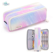 Astuccio rosa a forma di stella cadente per ragazze e adolescenti, con 3 scomparti e grande capacità, ideale per la scuola e l'ufficio.