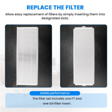 2 Filtres à Air G4 F7 pour Unité de Ventilation Zehnder ComfoAir Q350 Q450 Q600, pour Zehnder ComfoAir Q 350/450/600