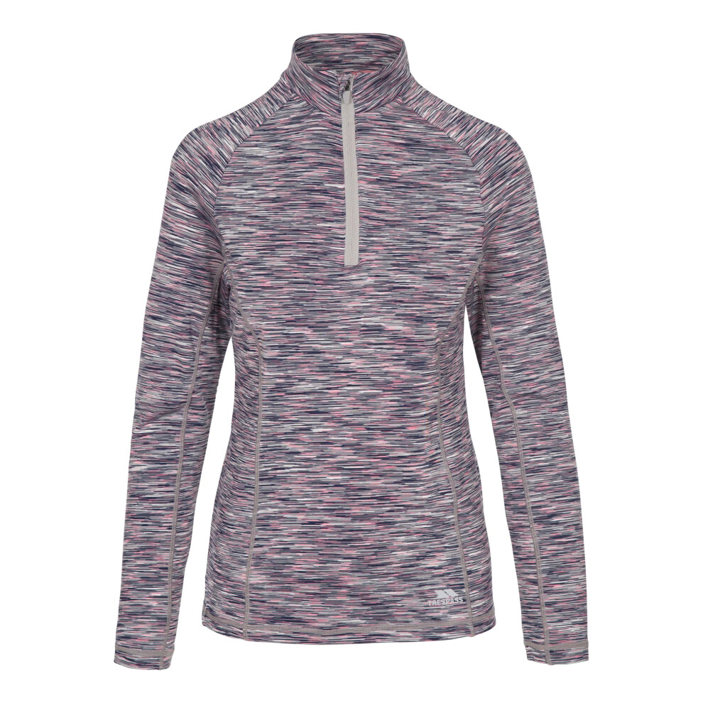 Trespass (S, Platinum Marl) Womens/Ladies Edith Active Top Multicoloured