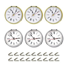 6Pcs Clock Parts for Clock Resin Mold,Clock Pieces for Clock Epoxy Casting Resin Mold