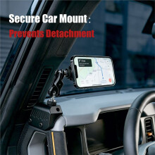 A Pillar Phone Holder for Bronco 2021-2026 Adjustable Angles 360 Phone Mount Accessories