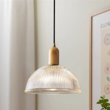 Nordic Retro Houten Hanglampen voor Eetkamer en Slaapkamer - Elegante Hanglamp in Natuurlijke Houtkleur