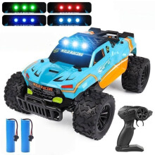 Caminhão Off-Road de Controle Remoto de Alta Velocidade 1:16 4WD 20+ km/h com Luzes - Presente para Crianças de 8 a 12 Anos
