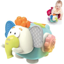 Brinquedo Educativo Montessori 8 em 1 em formato de elefante para crianças de 1 a 3 anos, desenvolve habilidades motoras e promove atividade