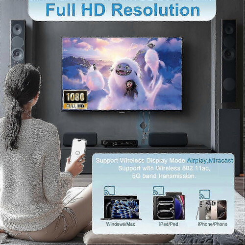 Chromecast wireless per Smart TV con display HDMI e Wi-Fi 1