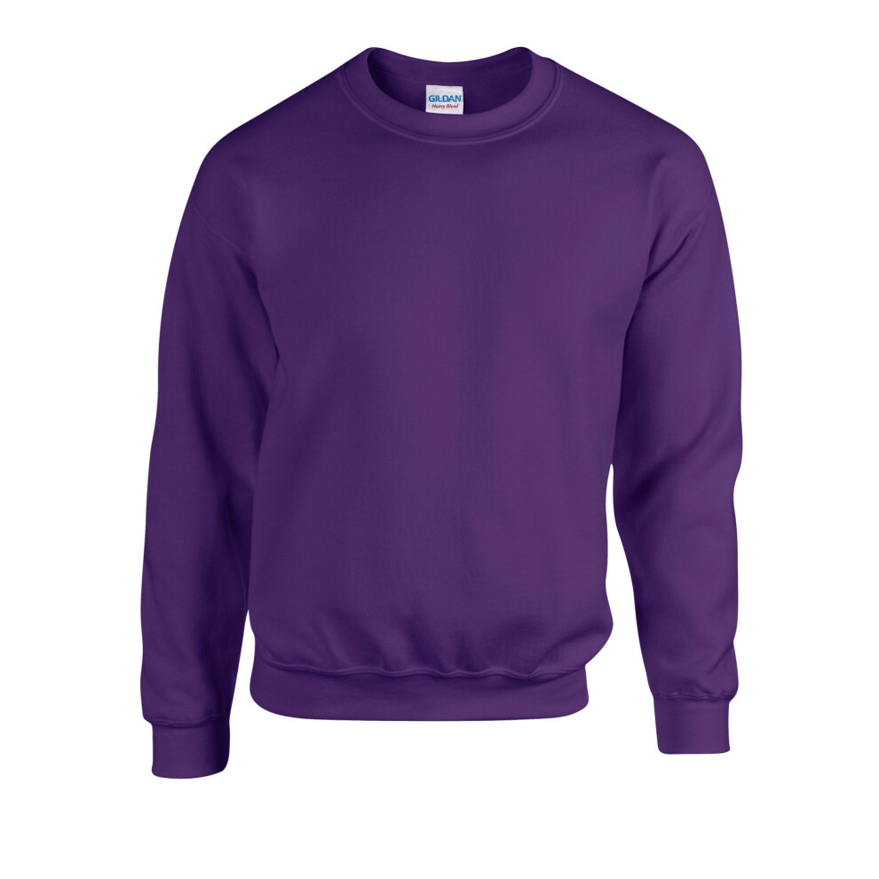 Gildan (Xl, ) Mens Heavy Blend Sweatshirt Purple