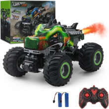 Monster Truck na diaľkové ovládanie 1:16, 2,4 GHz, 20 km/h, dymový efekt, LED svetlá, hudba, terénne, darček pre deti od 4 rokov