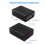 Aluminum Alloy Case for Raspberry Pi 4 Metal Shell Passive Cooling Enlosure Case for Raspberry Pi 4 Model B Gray 4