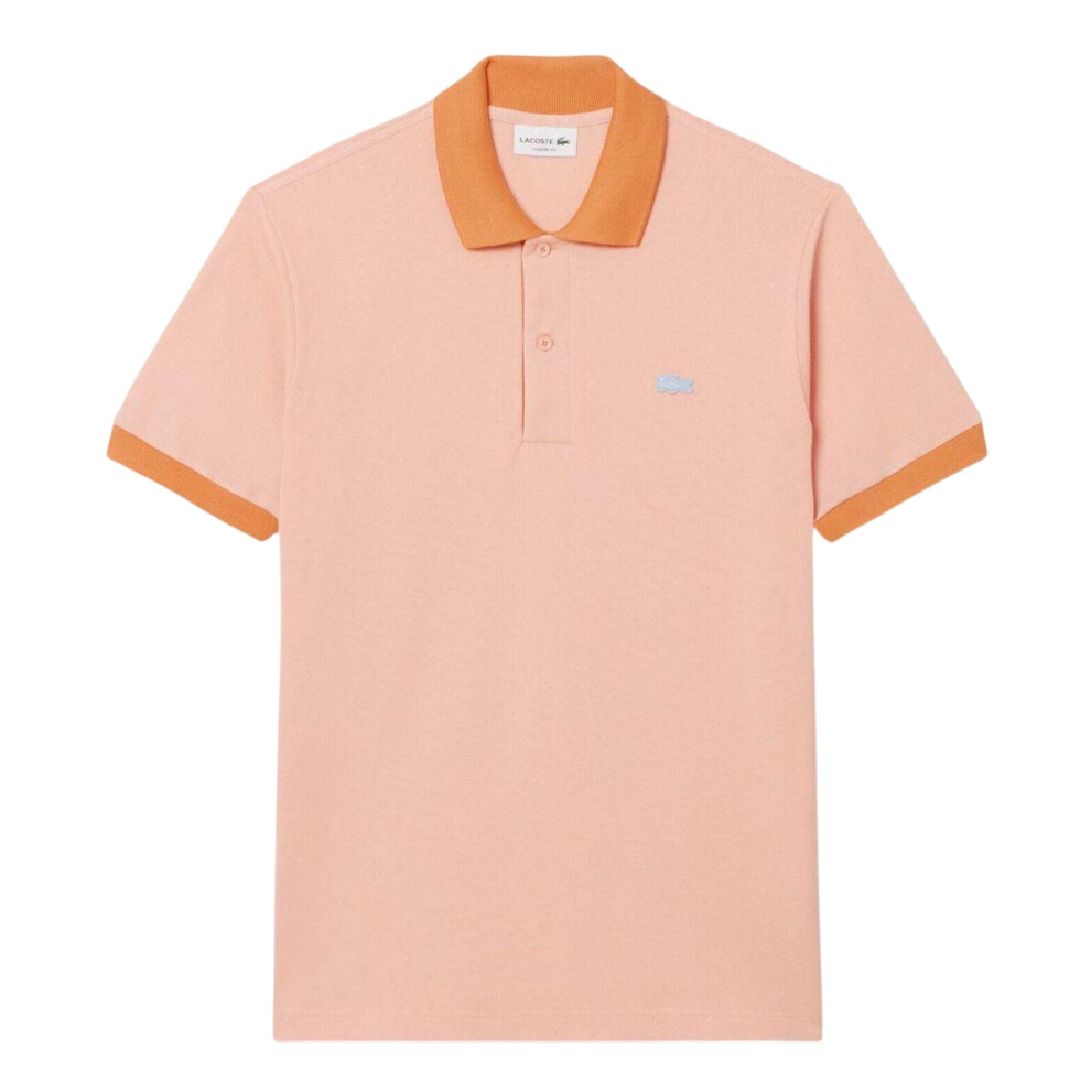 Lacoste (L, ) Mens Short-Sleeved Polo Shirt Pink