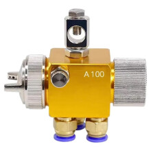 Automatic Paint Spray-Gun Sprayer A-100 Painting Pneumatic Tools for Wave-Soldering Plastic Vacuum 1.3mm