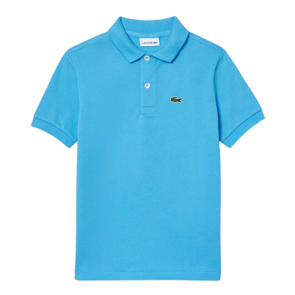Lacoste (10 Years, Aqua ) Boys Pique Polo Shirt Blue
