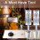 Fermentation Brewing Airlock Kit Grommet Fermentation Beer Making Wine Kombucha Fits Gallon Pitcher 6-Pack 3