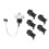 For  A1/A1Mini Hotend Heating Assembly +Potholder 3D Printer A1 Hotend Heating Kit 3D Printer Accessories 6