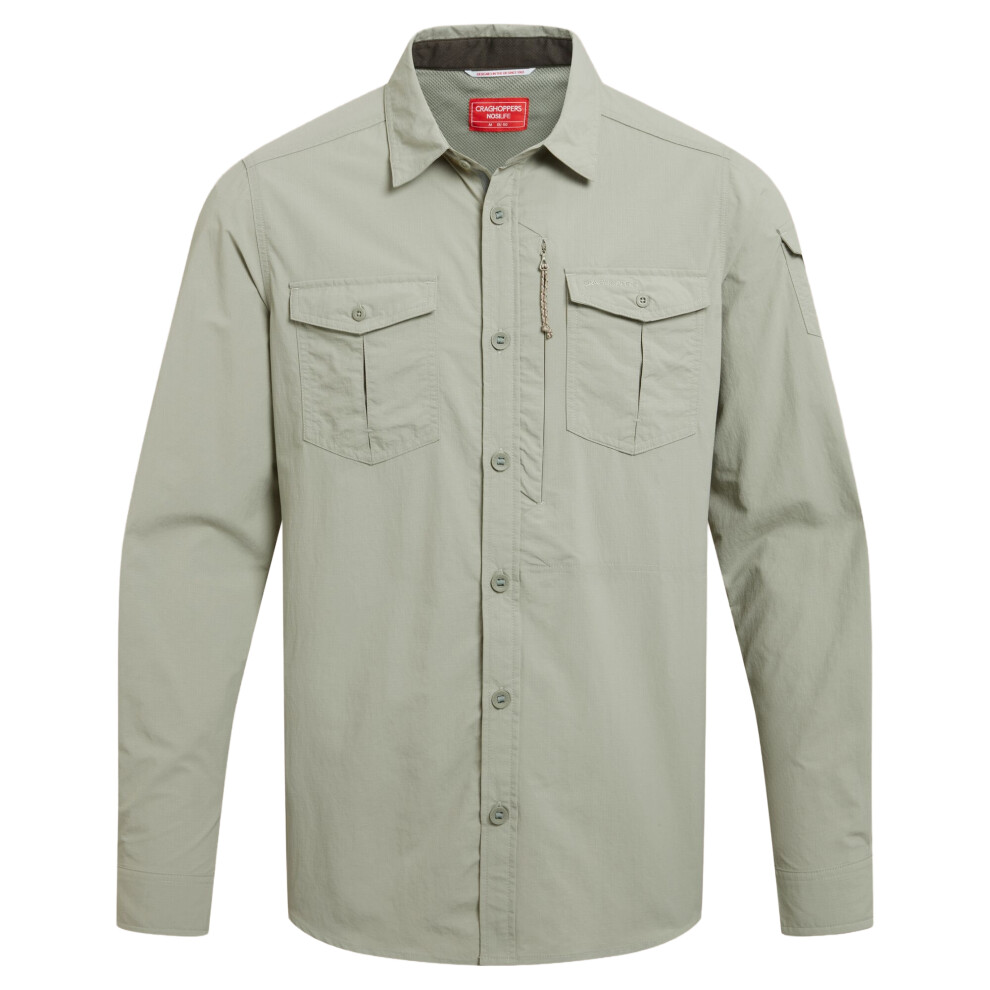 Craghoppers (Xxl, Bayleaf) Mens Adventure Iii Nosilife Long-Sleeved Shirt Multicoloured