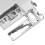 Pants Waist Shrink Clip Buckle Durable Multi Function Belt Clip Buckle Multi Function Belt Clip Buckle Silver 6