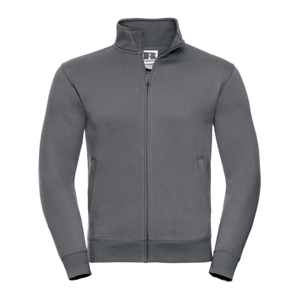 Russell (M, Convoy ) Mens Authentic Sweat Jacket Grey