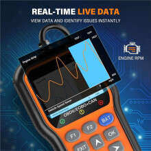 YM319 OBD2-Scanner-Diagnosegerät mit Batterietester, Live-Daten, Cloud-Druck und DTC-Suche