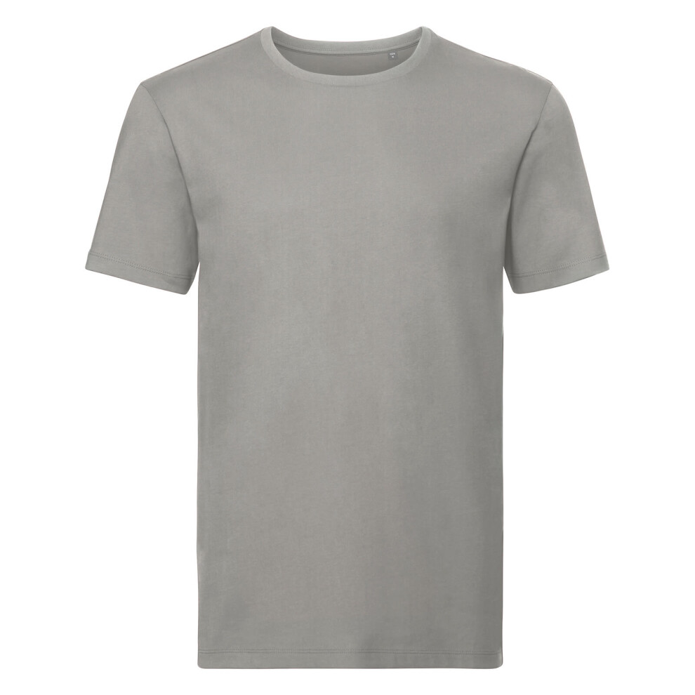 Russell (Xl, Stone) Mens Organic Short-Sleeved T-Shirt Multicoloured
