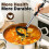 3 Pcs Silicone Cooking Spoon Set, Kitchen Utensils Include Solid & Slotted Spoon, Soup Ladle, Non-Scratch Spoons 5
