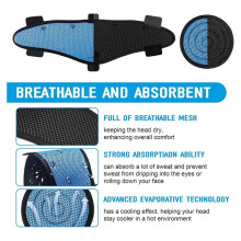 Hard Hat Top Pads and Sweatbands for Safety Helmet,Washable Hard Hat Cooling Liner Accessories Set,Suspension Sweat Band