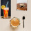 Coasters Set for Drinks with Holder, 4Pcs Honeycomb Shaped Drink Coasters, Mug Coaster for Cold/Hot Drinks 6