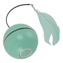 Interaktiver Katzenspielball 350 mAh USB grüne Glocke