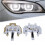 2PCS Inner+Outer LED Daytime Running Light Source Board for  F02 2013-2015 Front Turn Signal Light LED Chip PCB Board 2
