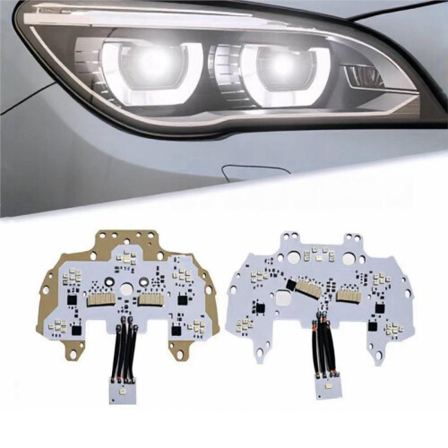 2PCS Inner+Outer LED Daytime Running Light Source Board for  F02 2013-2015 Front Turn Signal Light LED Chip PCB Board 1