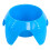 Porte-gobelets de plage en plastique bleu 1