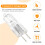 5 X G4 20W 12V Clear Halogen Capsule Lamp Light Bulbs 7