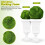 4Pièces Boules De Mousse Artificielle Vert Pour Maison Jardin 5