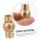 Brass M10 Universal Joint for Table and Wall Lamps - Dual Internal Teeth 3