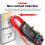 ANENG ST212 Digital Clamp Meter 400A Current True RMS  Plier Ammeter 6000 Multimeter  AC NCV Tester(Red) 9